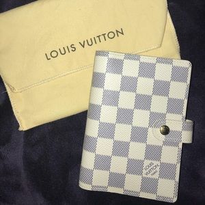 Authentic Louis Vuitton Damier Azur Agenda PM
